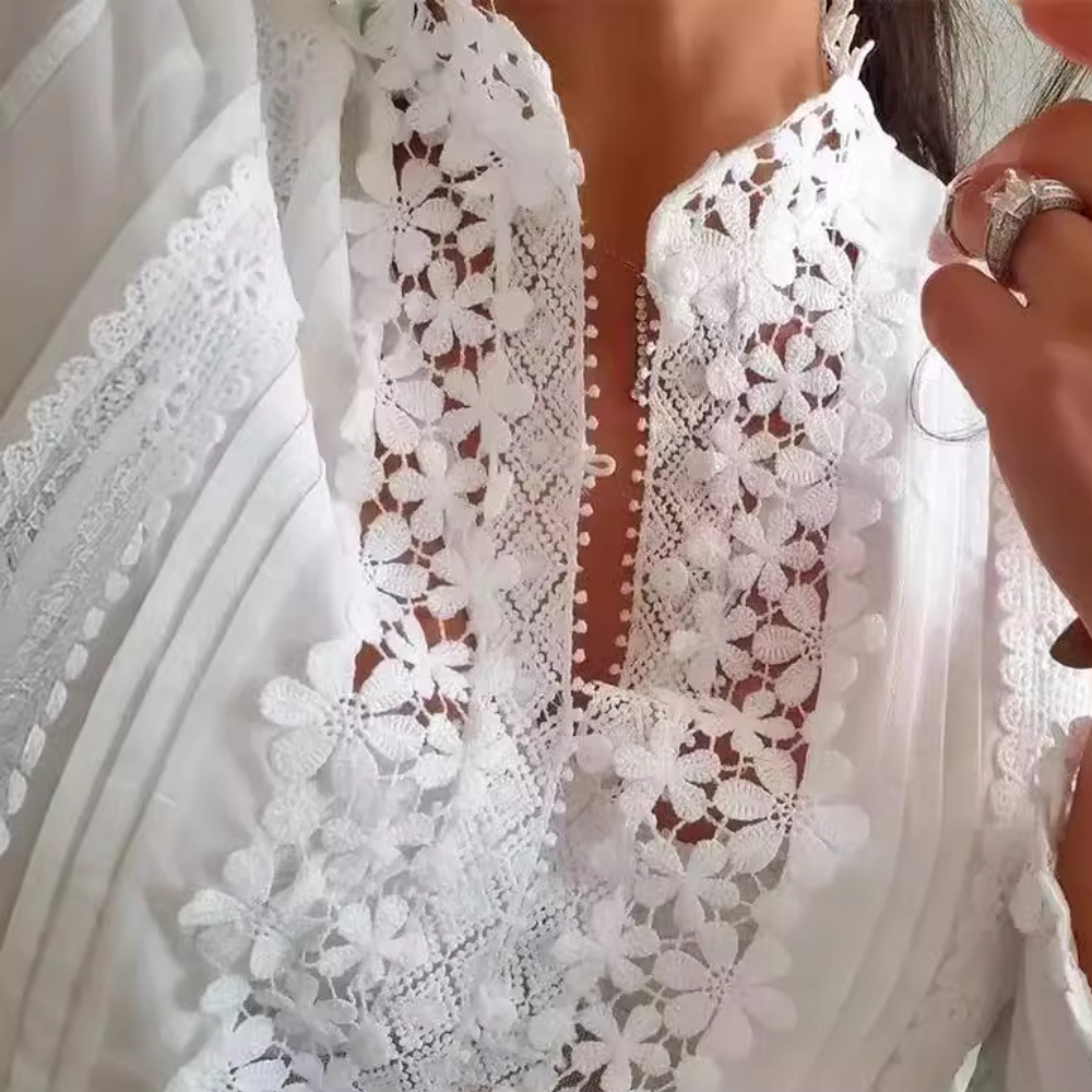 Séraphine™ | Élégante Blouse en Dentelle pour Femmes
