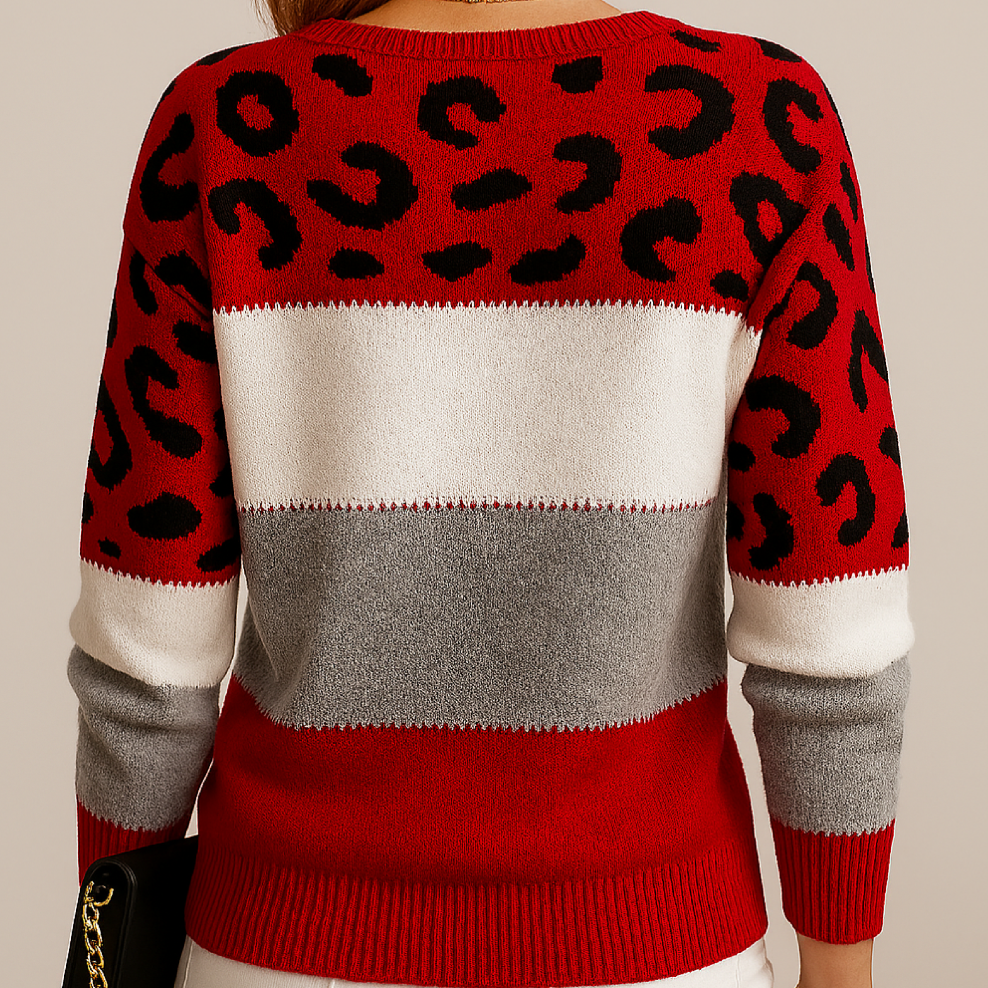 Séraphine™ | Ophélie | Pull Léopard Élégance