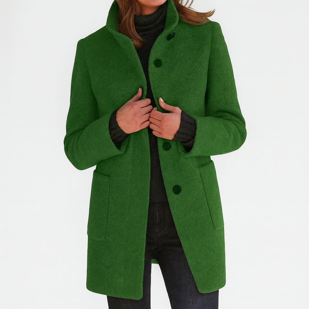 Séraphine™ | Veste à col haut en mélange de laine