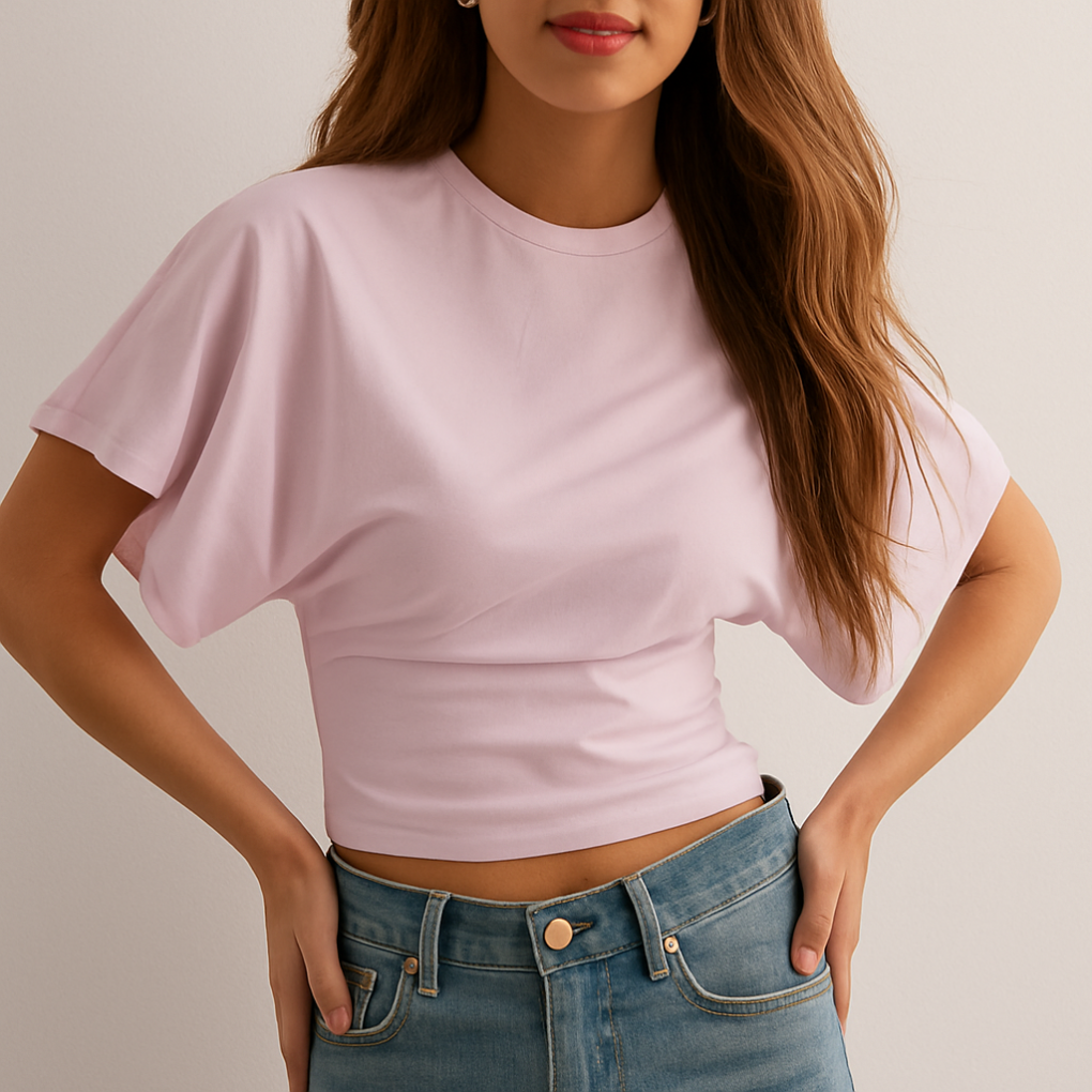 Séraphine™ | T-shirt d'été classique à col rond