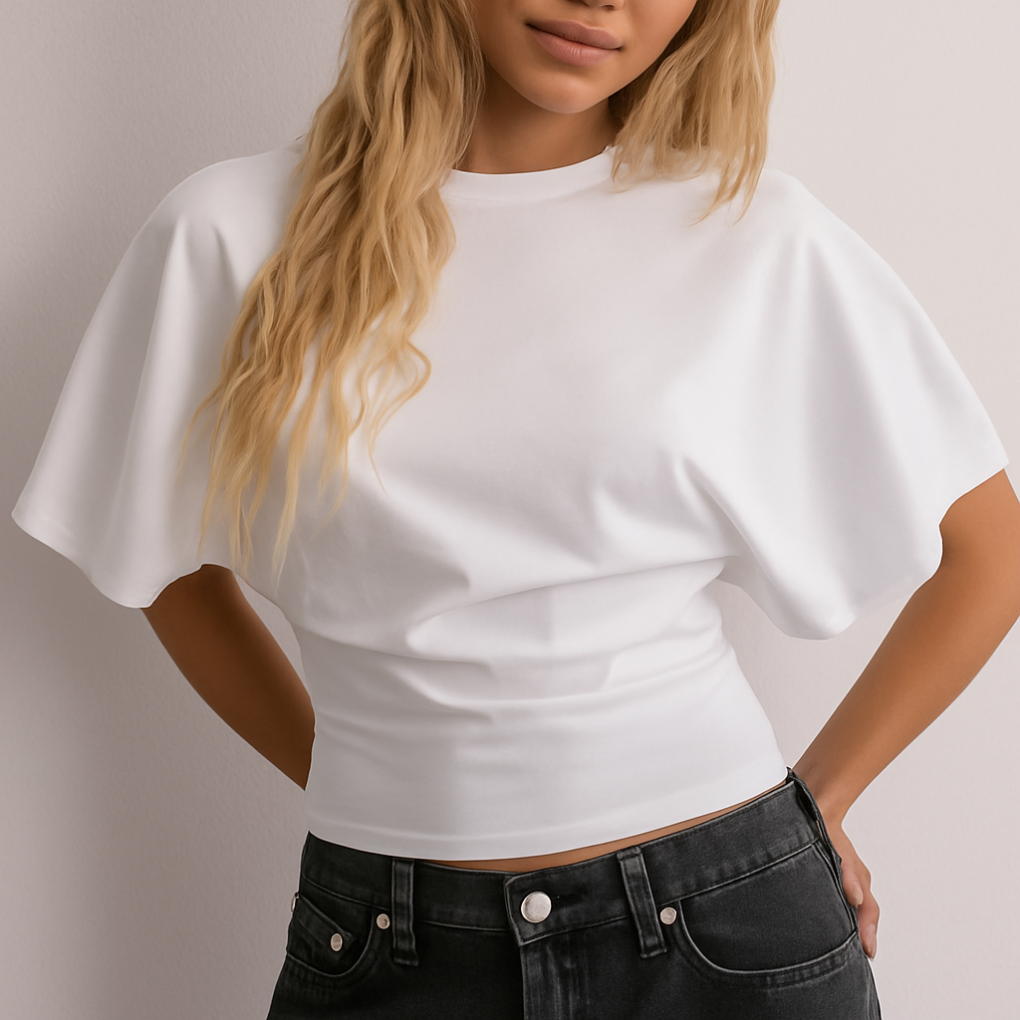 Séraphine™ | T-shirt d'été classique à col rond
