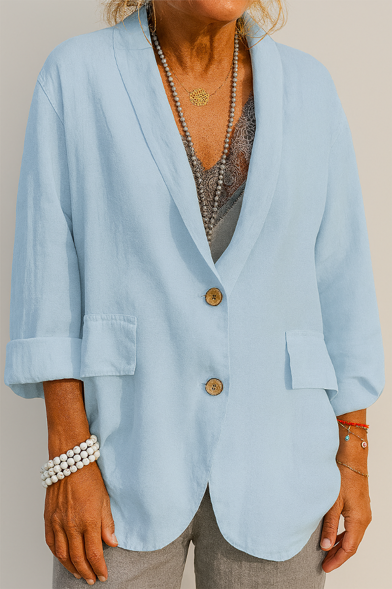 Séraphine™ | Blazer en lin décontracté pour femmes