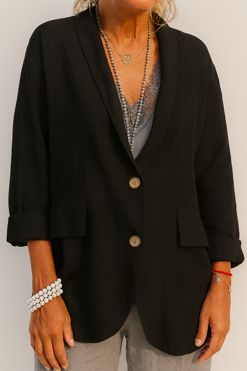 Séraphine™ | Blazer en lin décontracté pour femmes