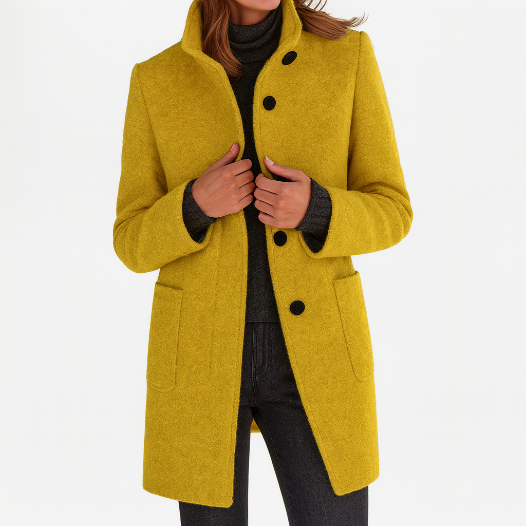 Séraphine™ | Veste à col haut en mélange de laine