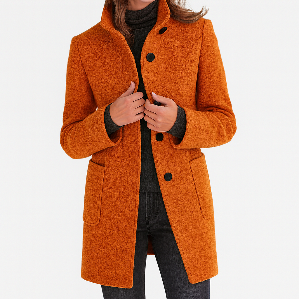 Séraphine™ | Veste à col haut en mélange de laine
