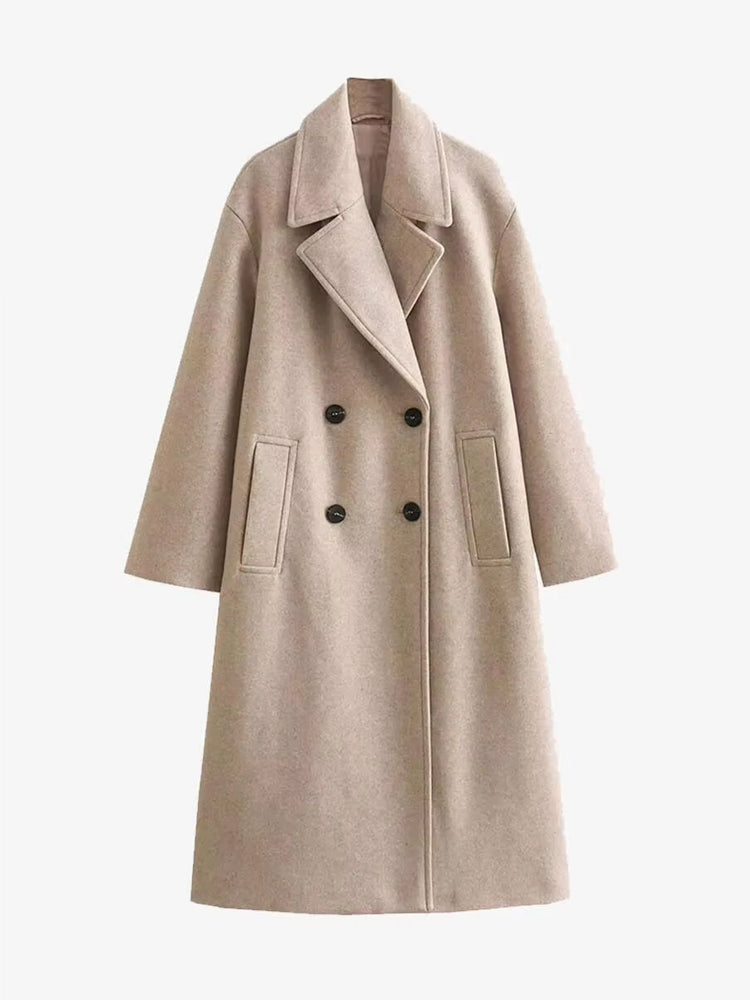 Séraphine™ | Élégant Trench-Coat en Laine pour Femmes
