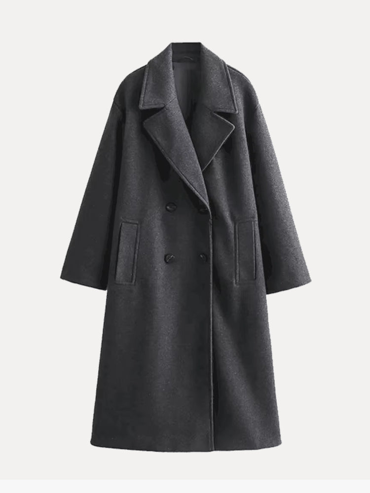 Séraphine™ | Élégant Trench-Coat en Laine pour Femmes