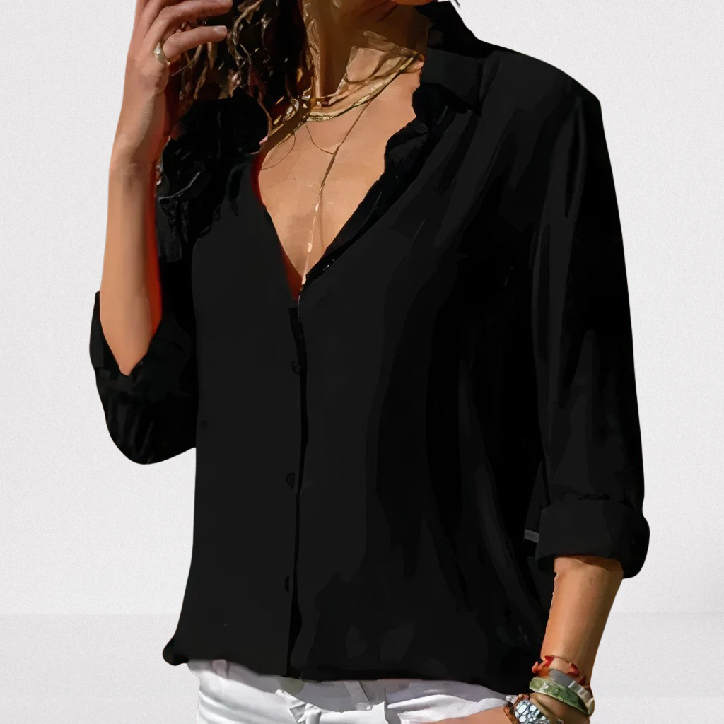Séraphine™ | Céleste Women's Chiffon Blouse
