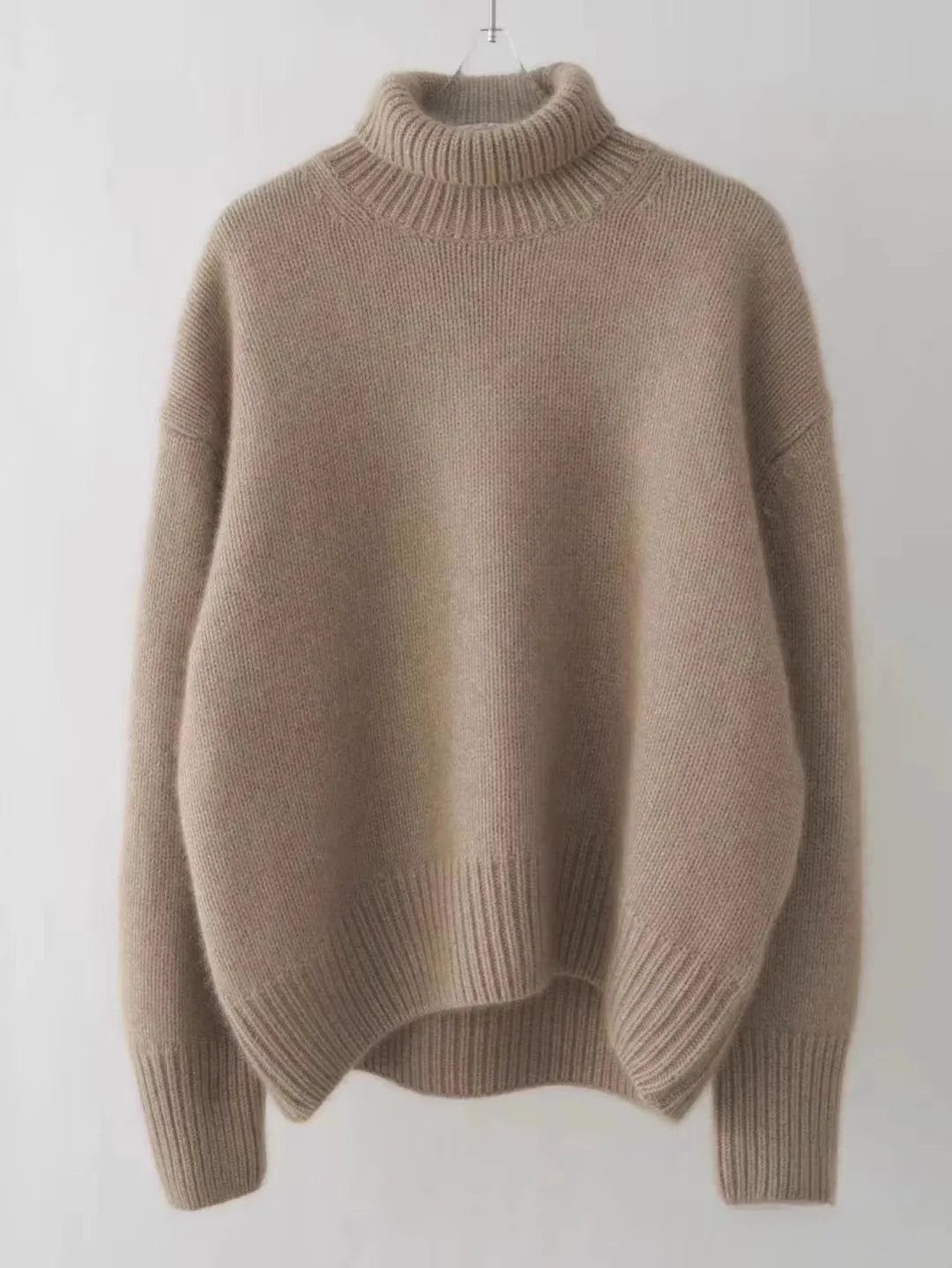 Séraphine™ | Pull Col Roulé en Cachemire Luxe Femme