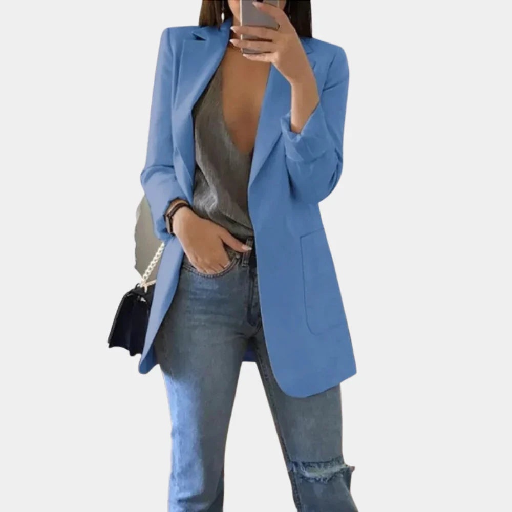 Séraphine™ | Nova – Blazer Long Slim Fit pour Femmes