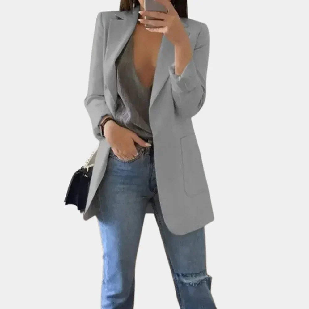 Séraphine™ | Nova – Blazer Long Slim Fit pour Femmes