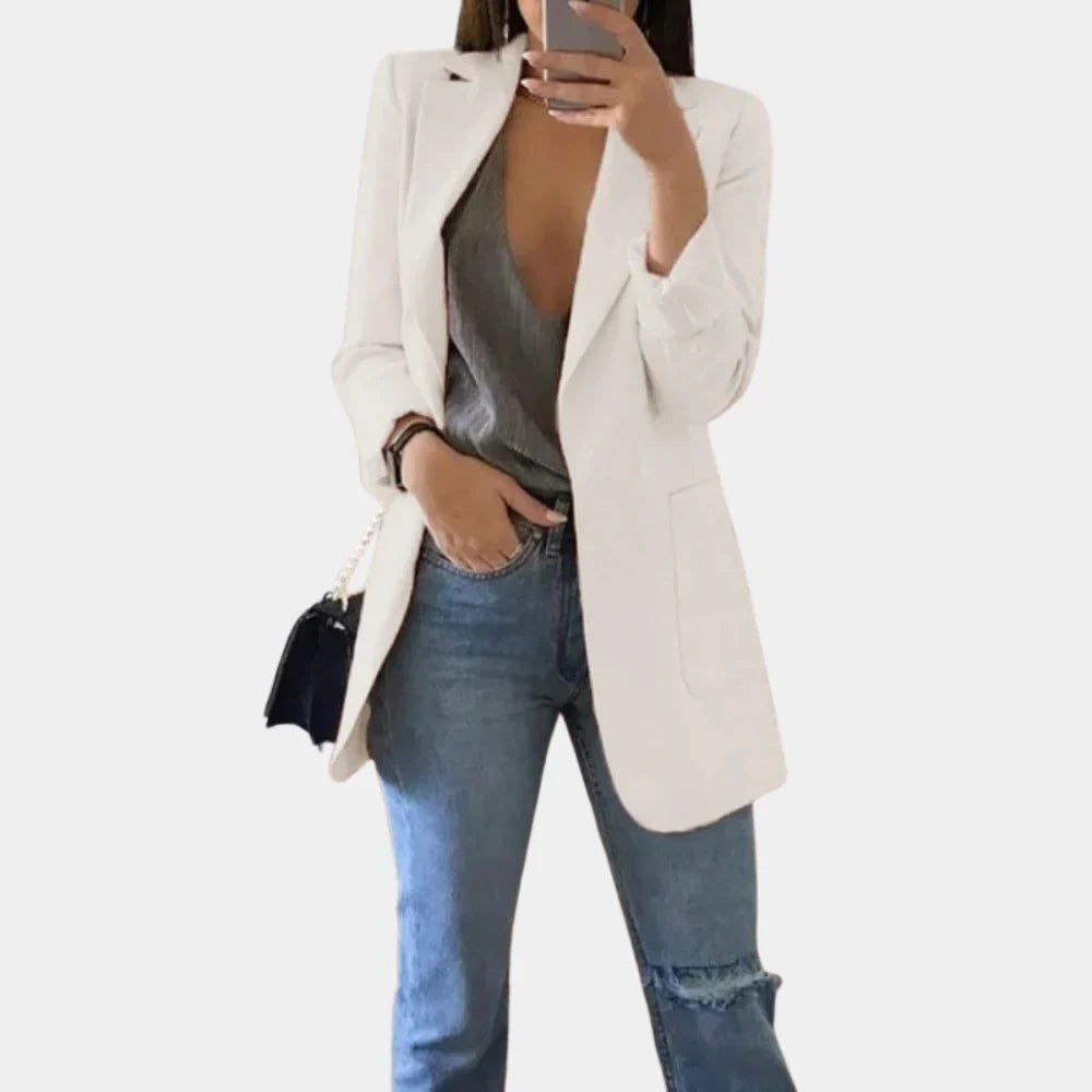 Séraphine™ | Nova – Blazer Long Slim Fit pour Femmes