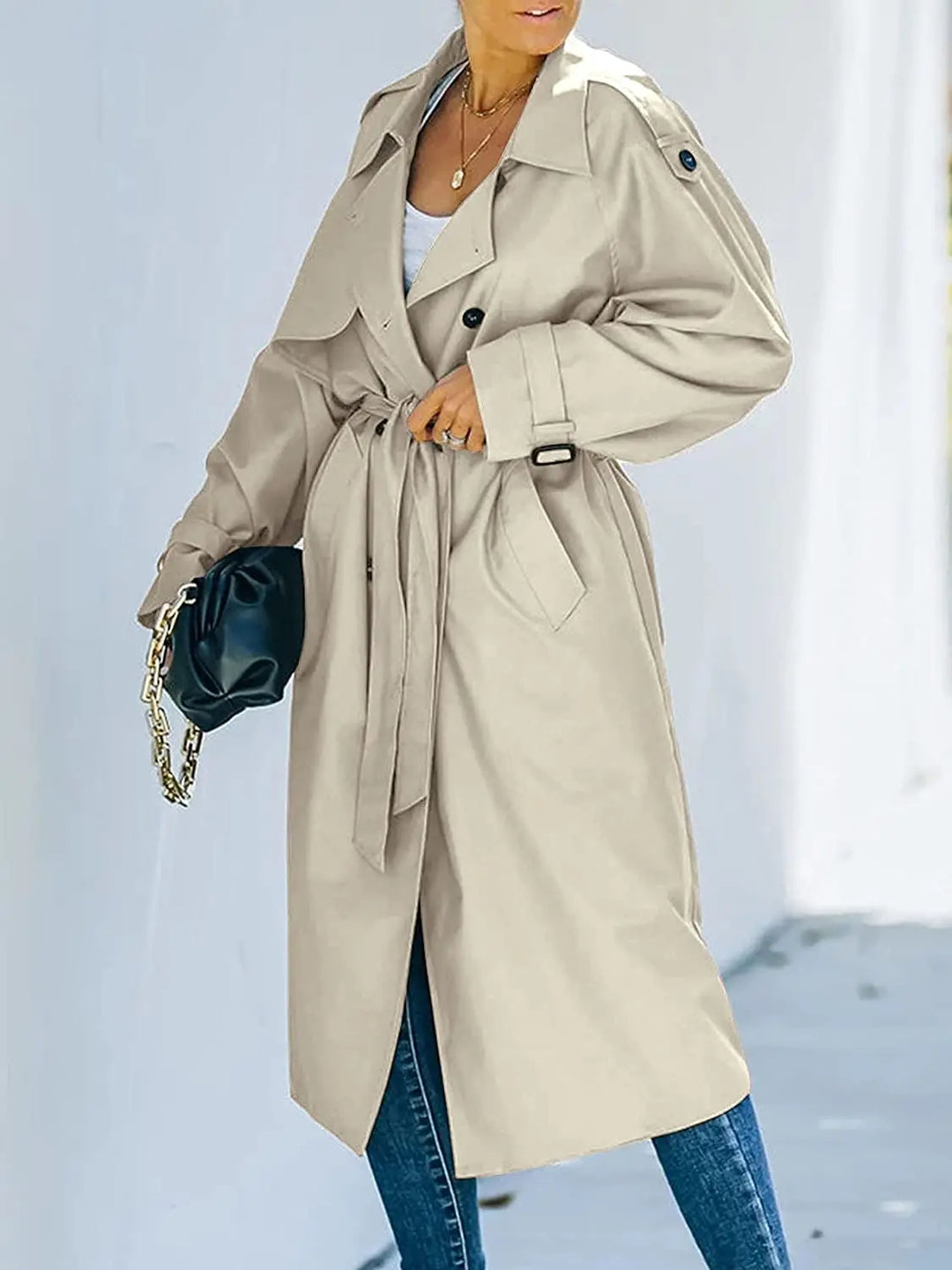 Séraphine™ Manteau Trench Long Premium pour Femmes - Nordfall