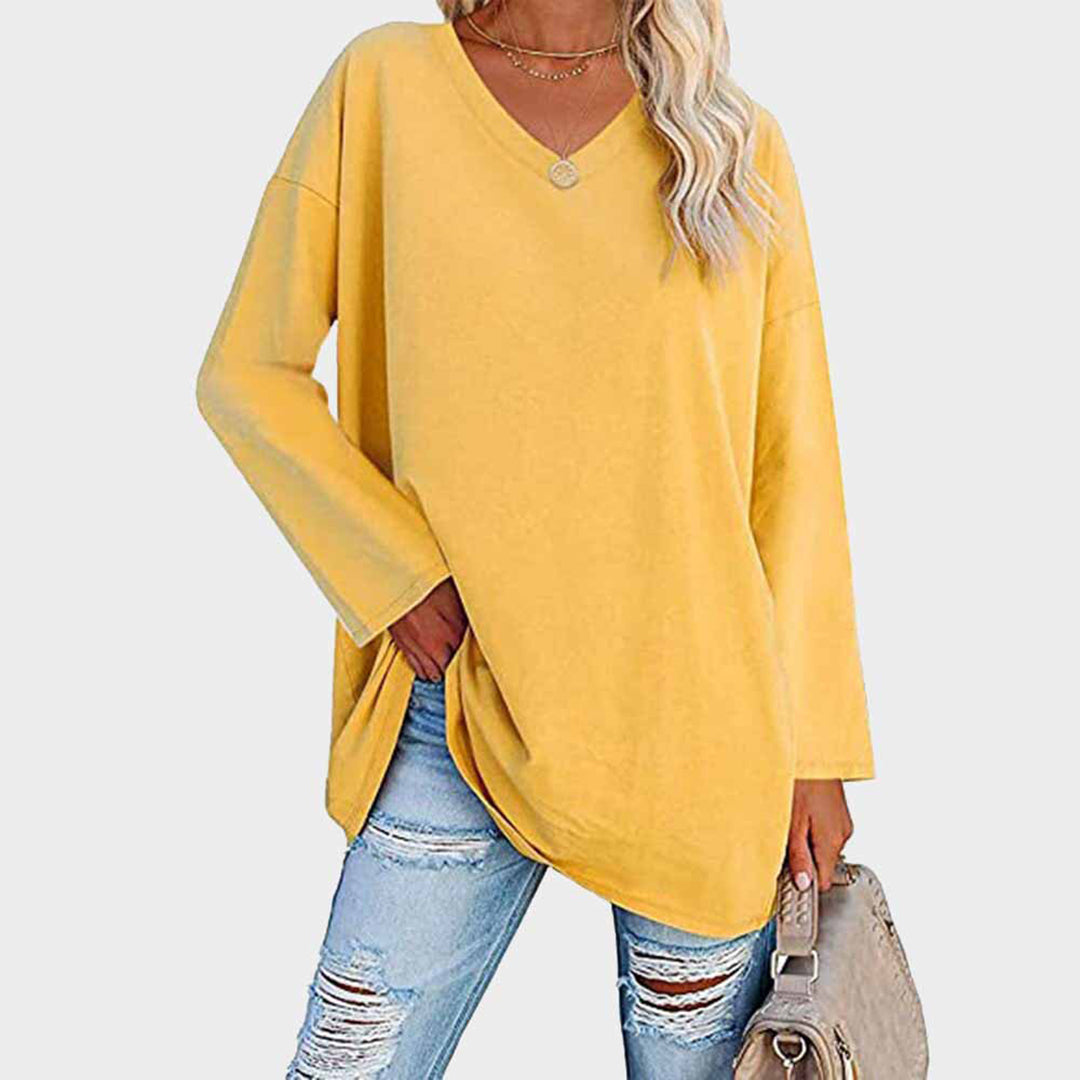 Séraphine™ | Aiah – Élégant Haut à Manches Longues