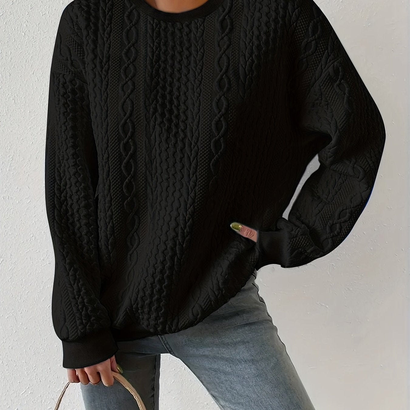 Séraphine™  | Pull torsadé classique pour femmes