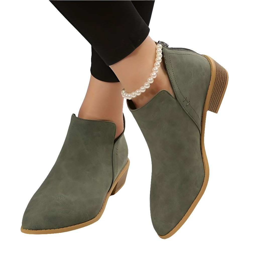 Séraphine™ | Élégantes Bottines en Cuir Confortables pour Femmes