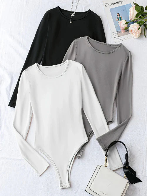 Séraphine™ | Pack de 3 bodysuits à manches longues pour femmes
