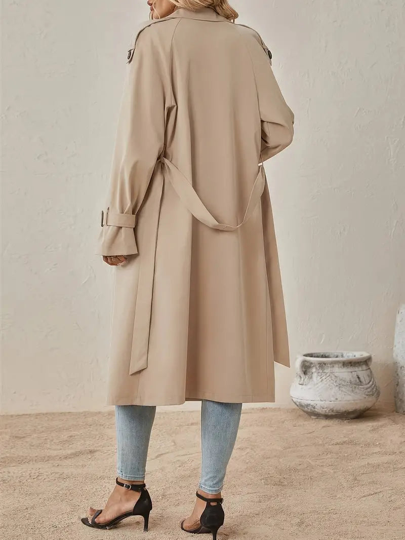 Séraphine™ | Manteau trench long premium pour femmes à boutons - Joelle