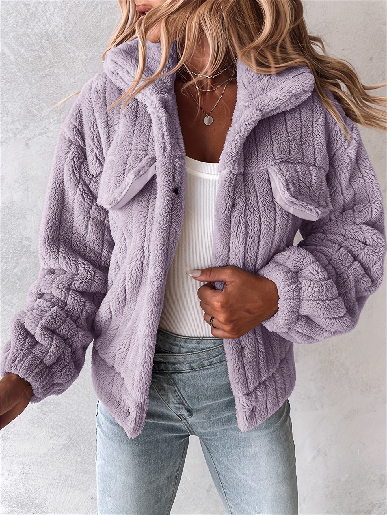 Séraphine™ | Veste teddy douce