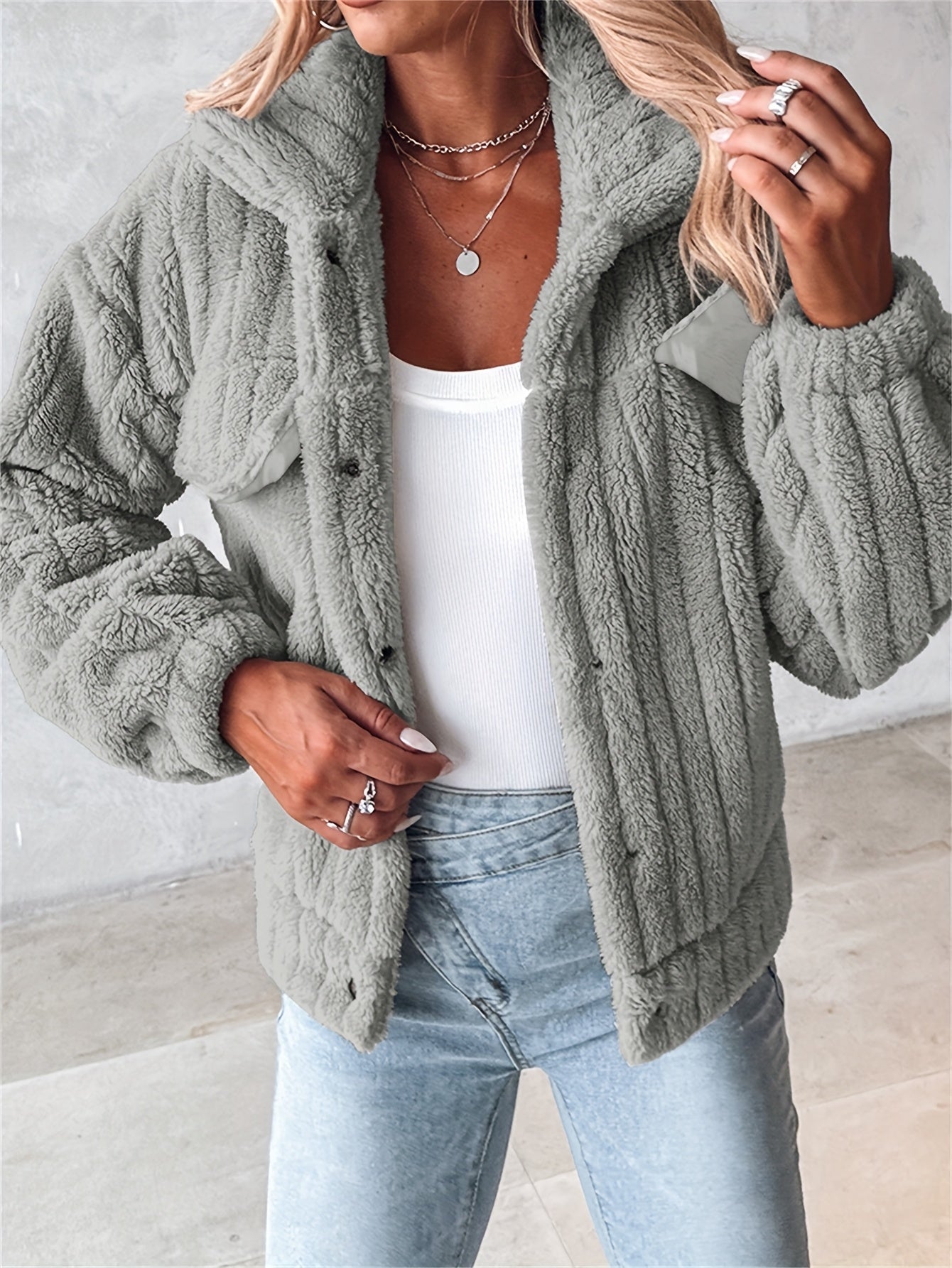 Séraphine™ | Veste teddy douce