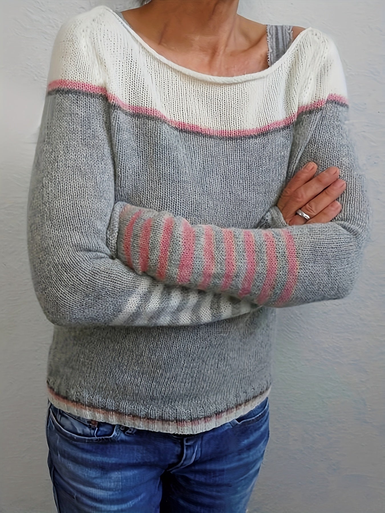 Séraphine™ | Élodie | Pull Rayures Douces
