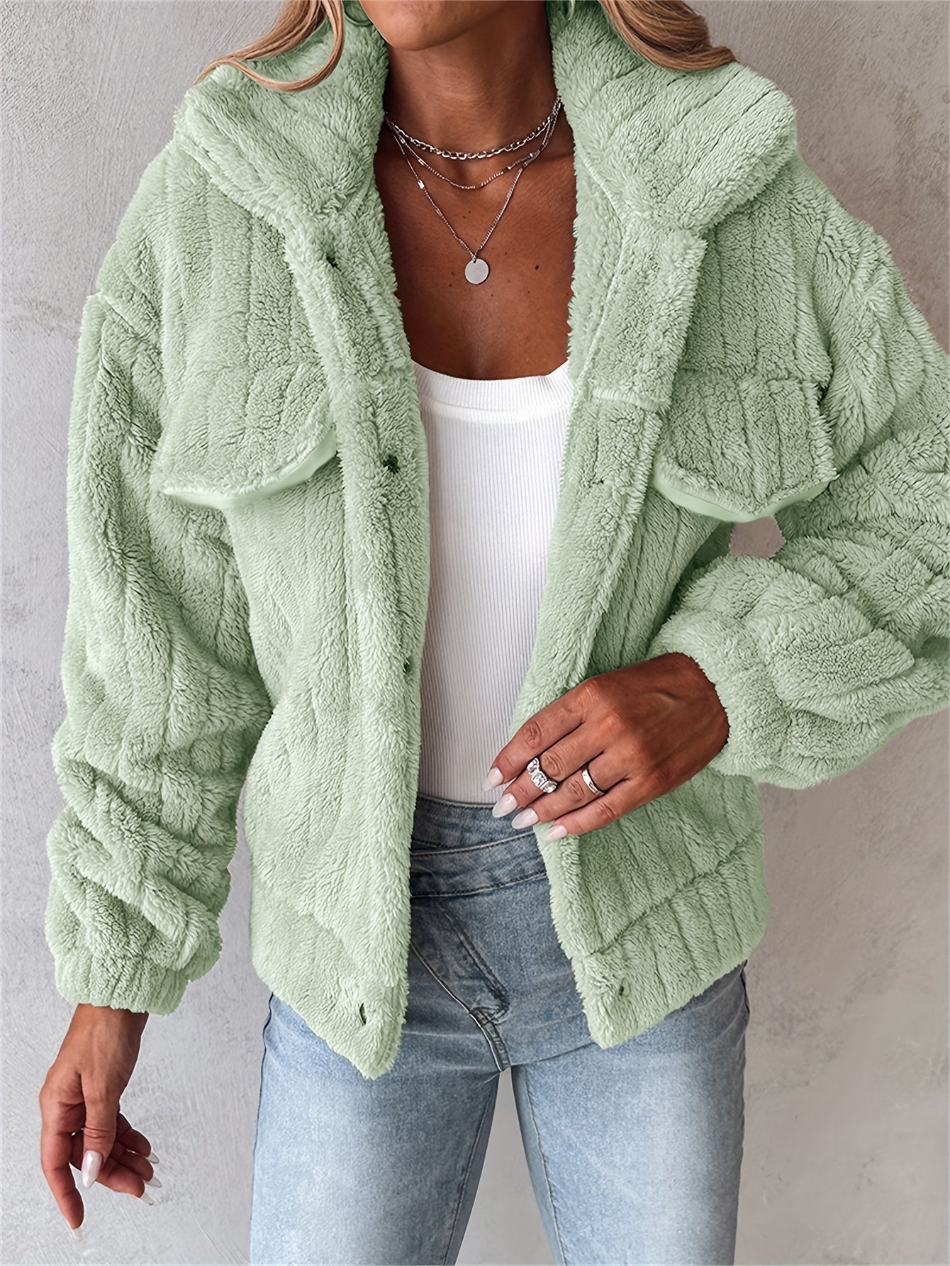 Séraphine™ | Veste teddy douce