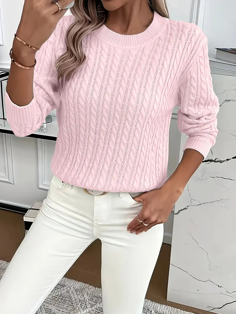 Séraphine™ | Zoe | Pull en tricot à câble