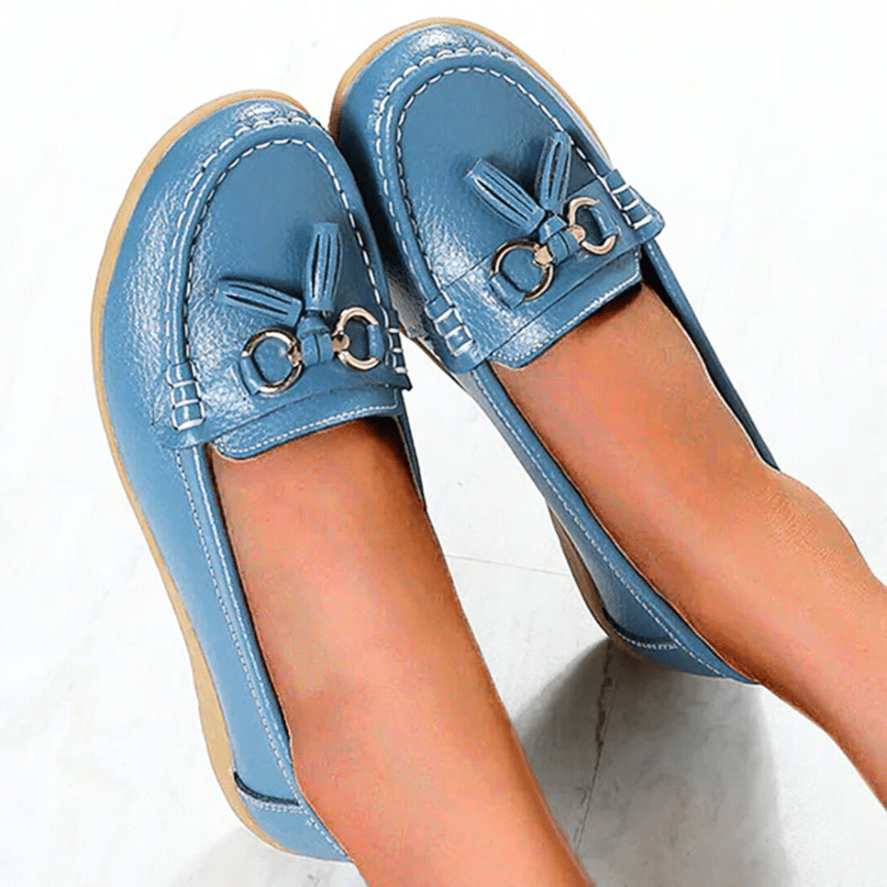 Séraphine™ | Chaussures Femme | Mocassins en Cuir Élégants | Mocassins Confortables