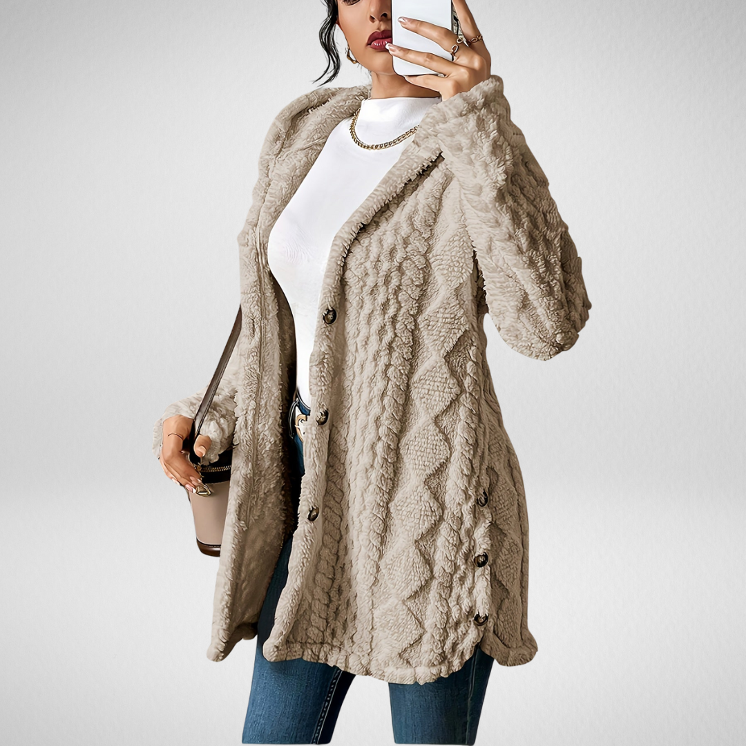 Séraphine™ | Manteau teddy chic