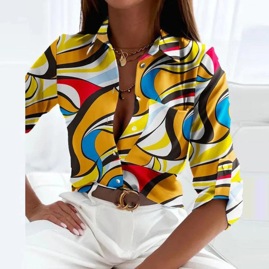 Séraphine™ | Blouse pour femmes avec col pointu sur mesure